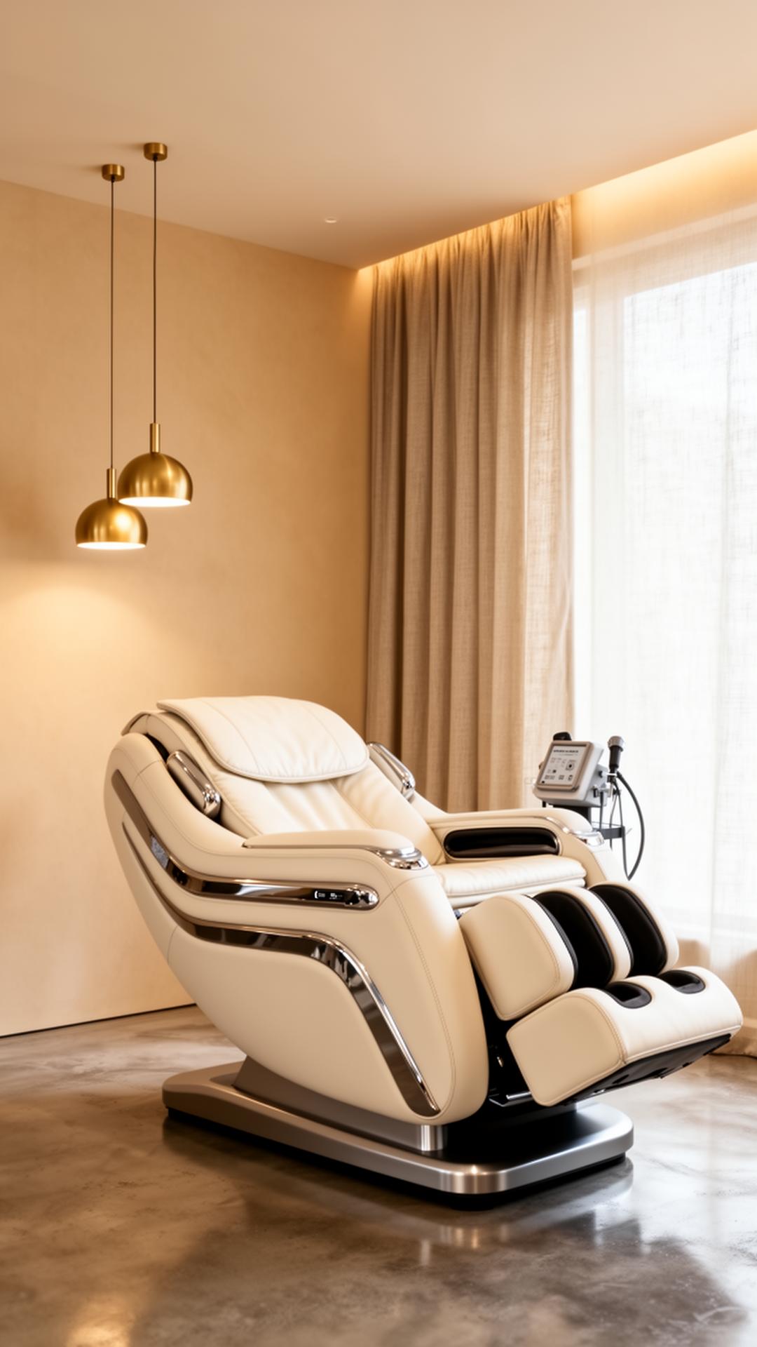 Camilla eléctrica premium en spa de lujo